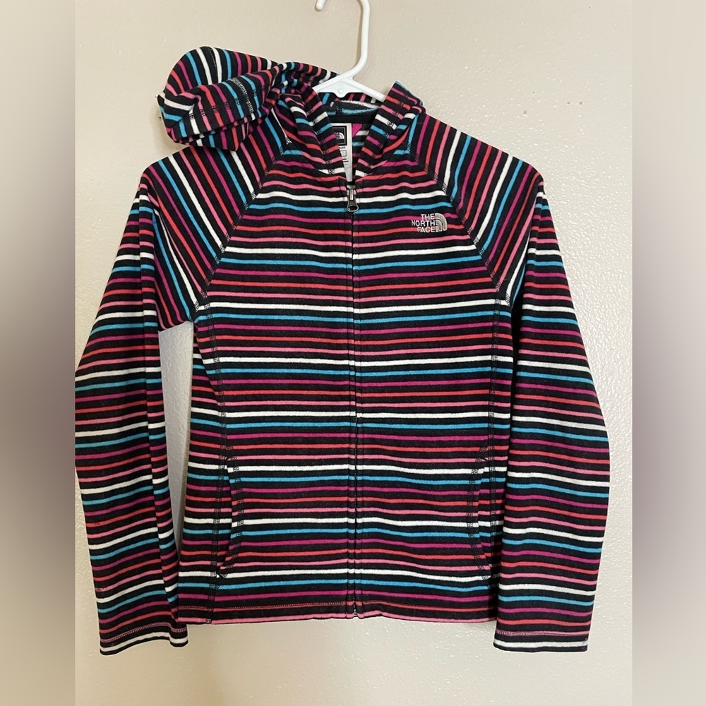 The North Face Multicolor Fleece Striped Jacket